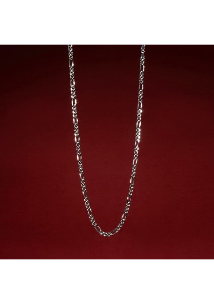 180 Mikron Figaro Gümüş Zincir modelleri