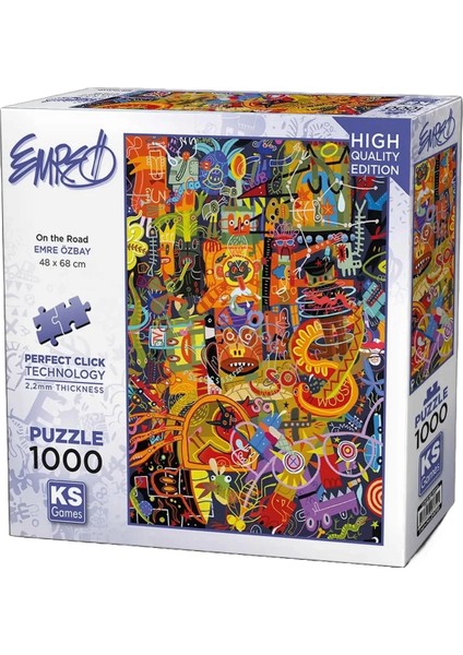 Ks Games On The Road Puzzle 1000 Parça 20739