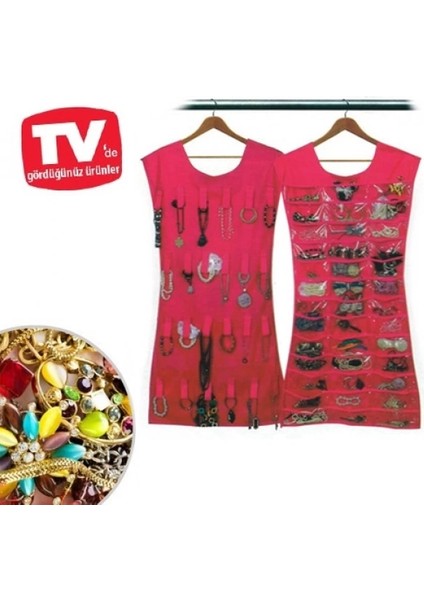 Çift Traflı Elbise Şeklinde Takı Organizeri 00692 fiyatları