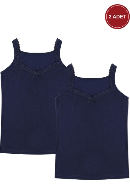 Kadın 2'li Dantel Detaylı Atlet