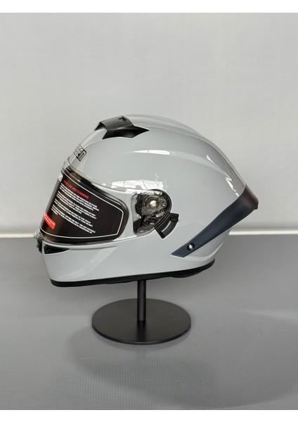 WS-602 Güneş Gözlüklü Full Face Kask (Şeffaf Vizörlü) Cement Grey (602) modelleri