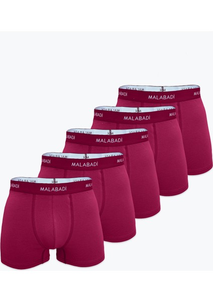 Erkek 5 Li Pamuk Elastan Boxer 5M075
