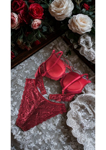 Kadın Dolgulu Destekli Balenli Sütyen Külot Takım fiyatları