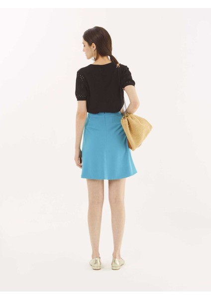 Pileli Etek Turkuaz Y9915013_029 indirimleri