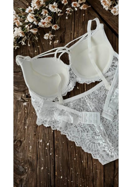 Kadın Dolgulu Destekli Balenli Sütyen Külot Takım fiyatları