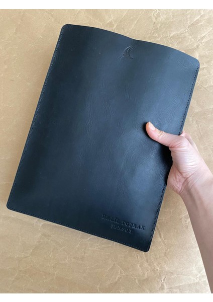 (Isim Yazıyoruz) El Yapımı Hakiki Deri Laptop / Macbook / Bigisayar / Ipad / Tablet Kılıfı