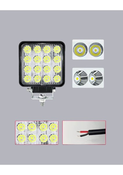 4x4 Off Road LED Aydınlatma – Traktör, Tekne, Forklift, Atv Uyumlu, Yüksek Parlaklık indirimleri