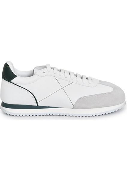 Hakiki Deri Beyaz Erkek Sneaker - Eva Taban 0804