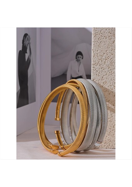 Çelik Vintage Kadın Kelepçe Tırtık Plaka Bileklik fiyatları