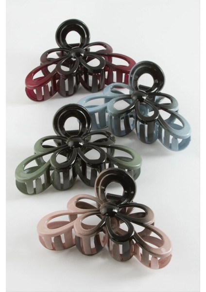 Çiçek Renkli Mandal Toka 12 cm