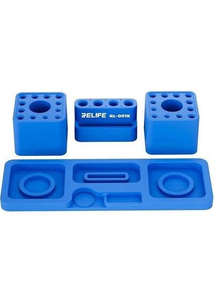 RL-001K Yüksek Sıcaklığa Dayanıklı Kombinasyon Tipi Çok Amaçlı Saklama Kutusu Mavi