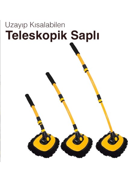 Teleskopik Katlanır Araba Yıkama Fırçası Temizlik Fırçası Mikrofiber Çizilmeyen Kumaş modelleri