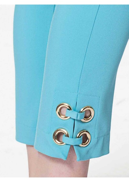 Paça Detaylı Pantolon Mavi Y9912013_036