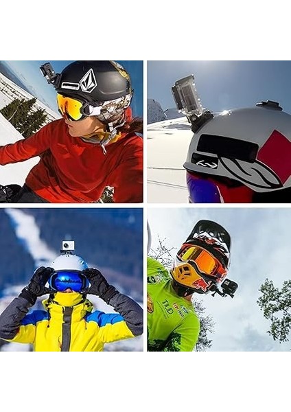Gopro Için Kask Tutucu, 36 Adet, Gopro Yapışkan Pedler Için, Gopro Kask Tutucu Için, Gopro Hero 12/11/10/9/8/7/6/5/4/3 Aksiyon Kameraları ile Uyumlu indirimleri