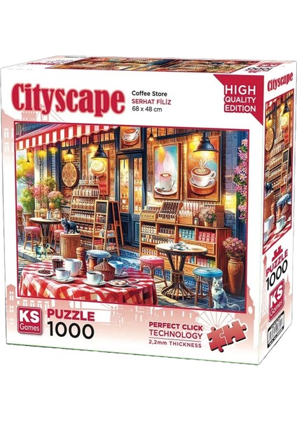 Ks Games Coffee Store Puzzle 1000 Parça 20809 fiyatları