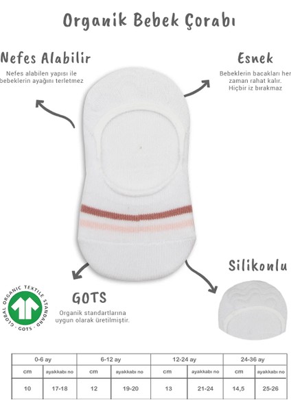 Bistyle 2'li Penye Babet Silikon Çemberli Çorap 30102 Pudra Beyaz fiyatları