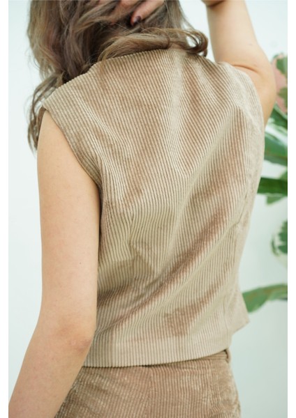 Düğmeli Fitilli Yelek modelleri