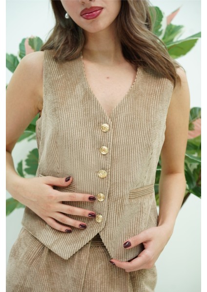 Düğmeli Fitilli Yelek indirimleri