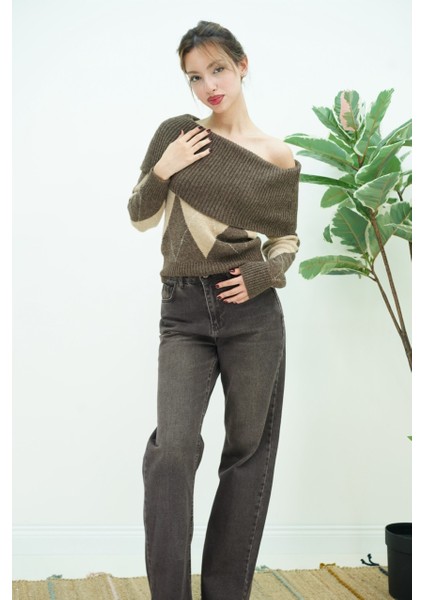 Baklava Desen Madoona Yaka Kazak fiyatları