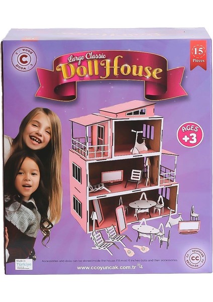 CCY00696 Memo Ahşap Bebek Evi No 2 modelleri