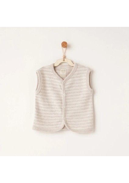 Andywawa AC26221 Casual Yelek Beige