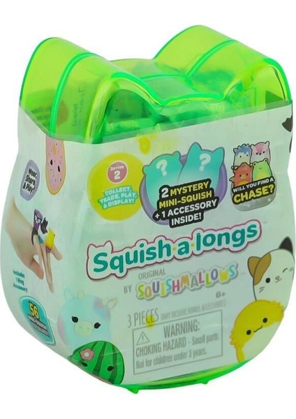 AL0001 Squish A Longs 2 Figür + Yüzük Sürpriz Paket Seri 2 indirimleri