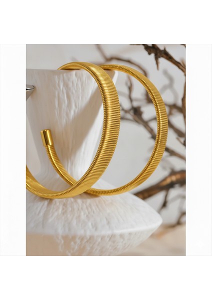 Çelik Vintage Kadın Kelepçe Tırtık Plaka Bileklik