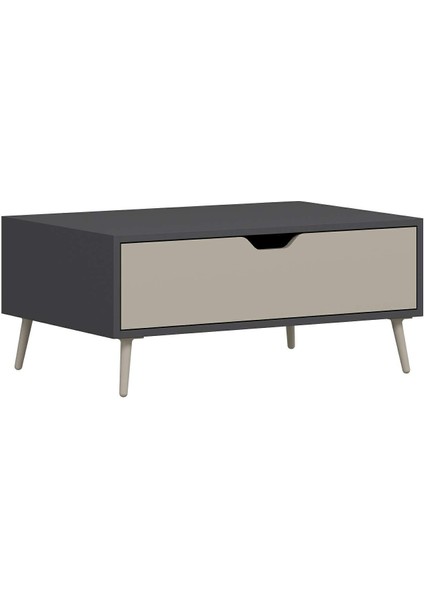 Elina Ayaklı Orta Sehpa - Antrasit/kumtaşı indirimleri