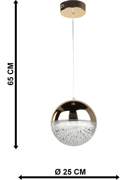 Galaksi Tekli Avize Gold Kaplama indirimleri