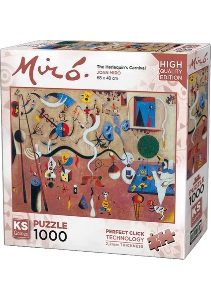 Ks Games Miró: Carnival Of Harlequin Puzzle 1000 Parça 20661 fiyatları