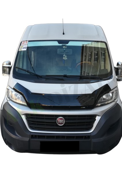 Citroen Jumpy 2017+ Araca Özel Kaput Rüzgarlığı A+ Pianoblack 4mm