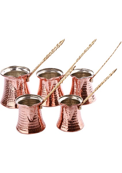 5'li Bakır Cezve Seti 1-2-3-4-5 No fiyatları