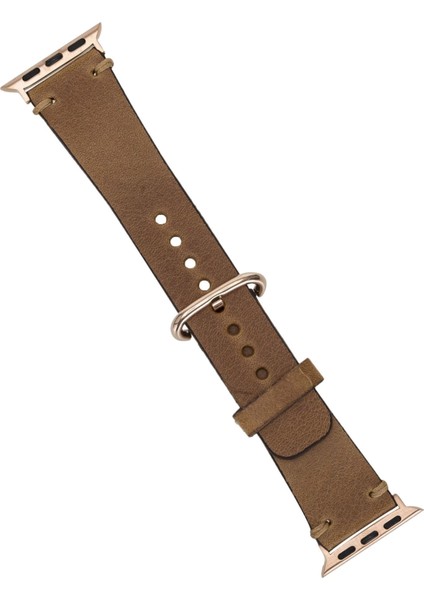 Apple Watch Uyumlu Deri Kordon 38-40-41MM Roma G19 Taba modelleri