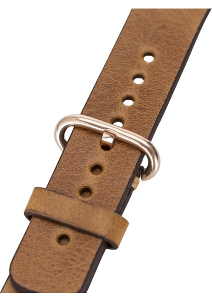 Apple Watch Uyumlu Deri Kordon 38-40-41MM Roma G19 Taba fırsatları