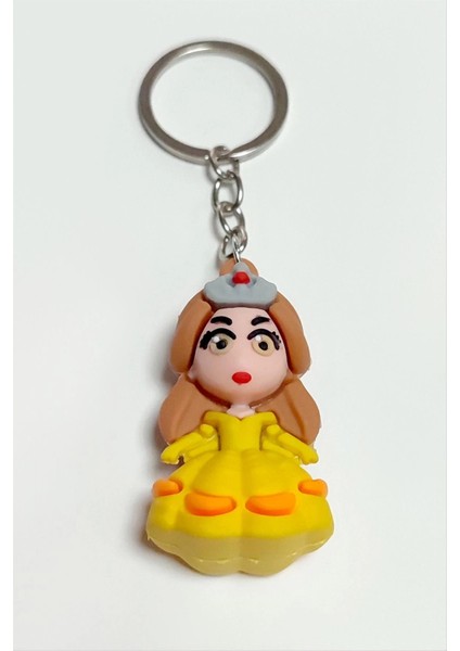 Prenses Silikon Anahtarlık