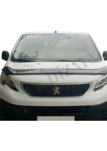 Peugeot Expert 2017+ Araca Özel Kaput Rüzgarlığı A+ Pianoblack 4mm