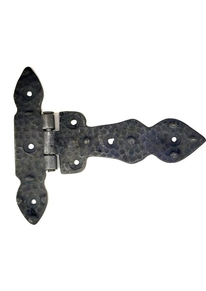 Antika Tarz Dekoratif Pirinç Kuyruklu Düğmeli Menteşe No1 - 117X142 Mm, Oksit