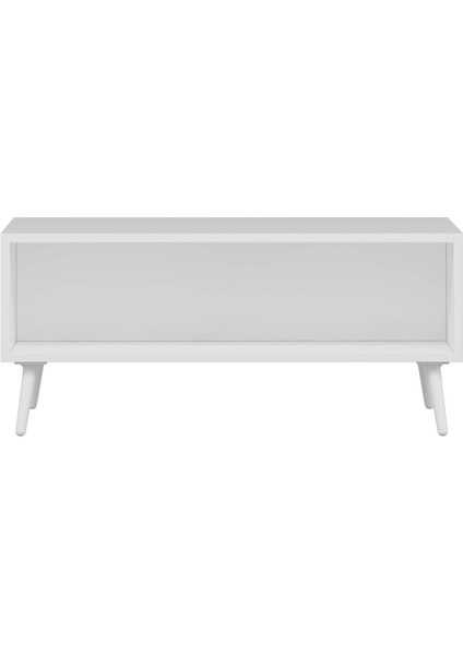 Elina Ayaklı Orta Sehpa - Beyaz/beyaz