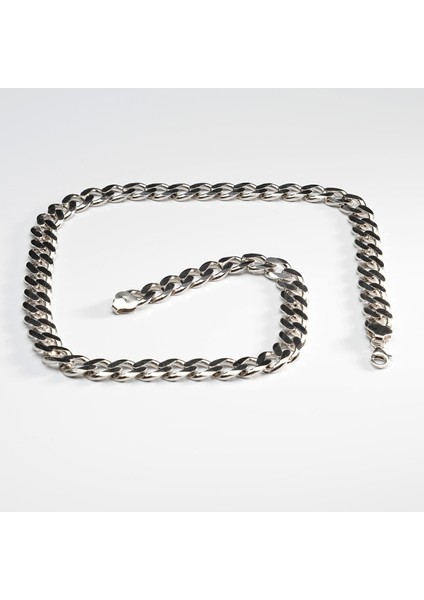 300 Mikron Rodyum Gurmet Gümüş Zincir modelleri