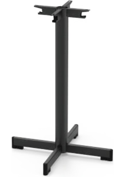 Tempo Bistro Masa Ayağı Siyah Metal 71 cm