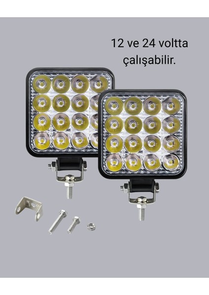 Araç Tipi LED Çalışma Lambası – IP65 Koruma, Alüminyum Kasa, Geniş Görüş Açılı fırsatları