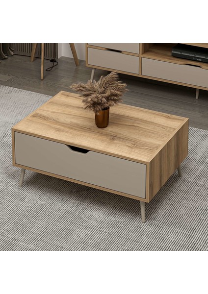 Elina Ayaklı Orta Sehpa - Dore/kumtaşı fiyatları