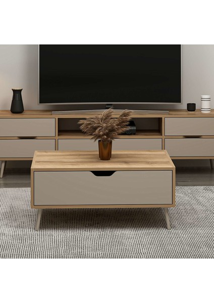 Elina Ayaklı Orta Sehpa - Dore/kumtaşı modelleri