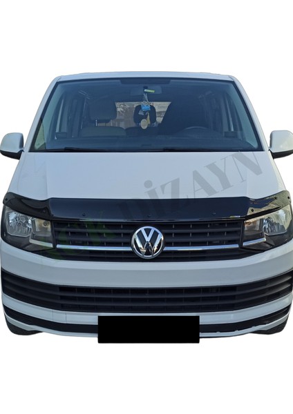 Transporter T6 2015+ Araca Özel Kaput Rüzgarlığı A+ Pianoblack 4mm