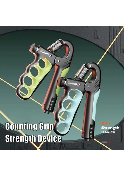 2 Adet Profesyonel El Bilek ve Kol Güçlendirici 5-100KG Ayarlanabilir El Yayı