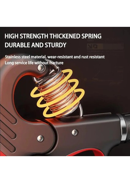 2 Adet Profesyonel El Bilek ve Kol Güçlendirici 5-100KG Ayarlanabilir El Yayı fiyatları