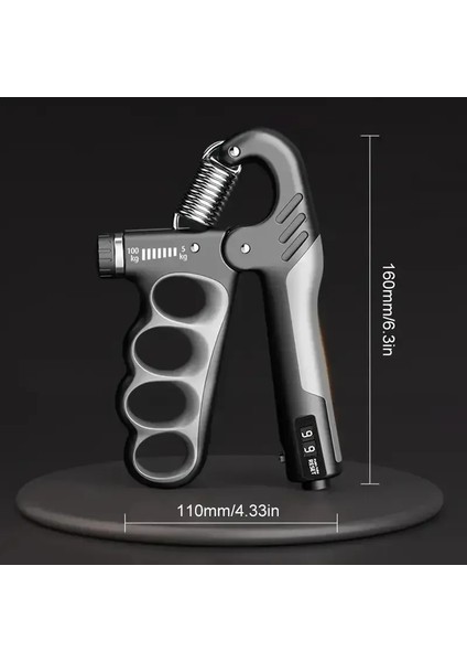 2 Adet Profesyonel El Bilek ve Kol Güçlendirici 5-100KG Ayarlanabilir El Yayı