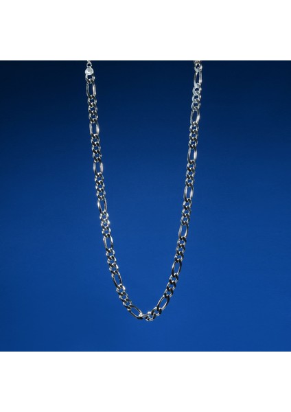 300 Mikron Figaro Gümüş Zincir modelleri