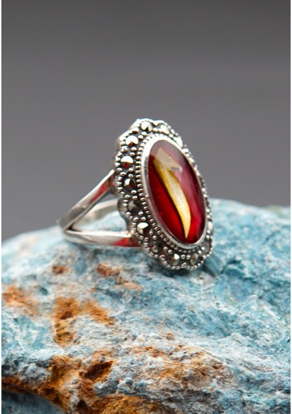 925 Ayar Gümüş Kadın Yüzük SY000100