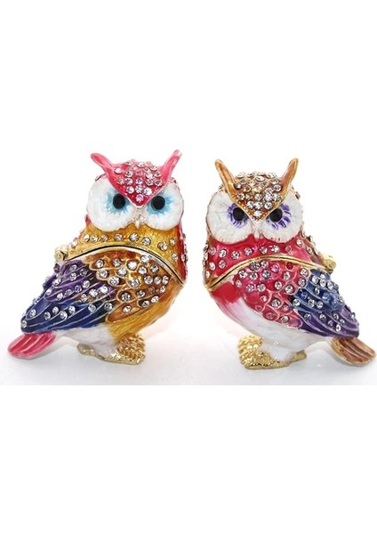 Swaroski Taşlı 2'baykuş Seti ALK1930